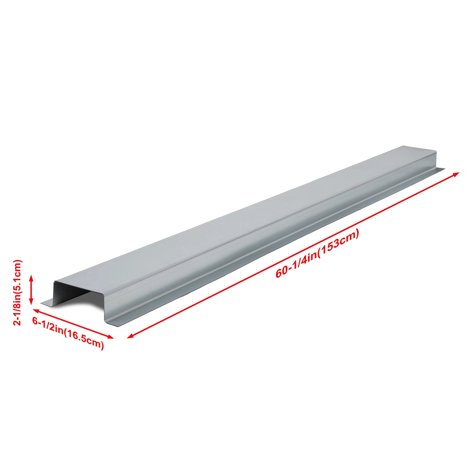 Set of 4 Bed Floor Support Crossmember Rails for Ford F-Series