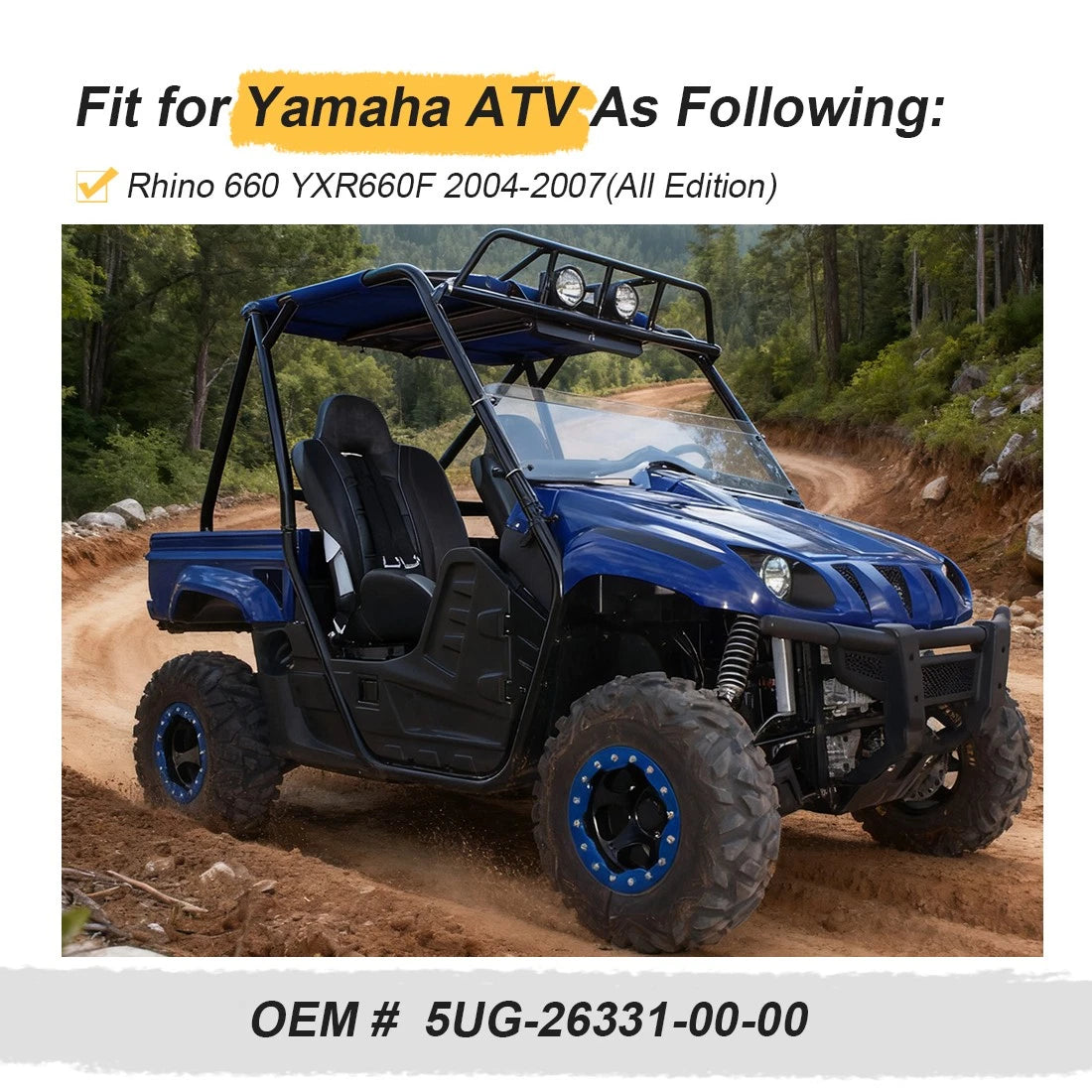 Choke Cable for Yamaha Rhino 660 YXR660F YXR660FA 4X4 (2004–2007)