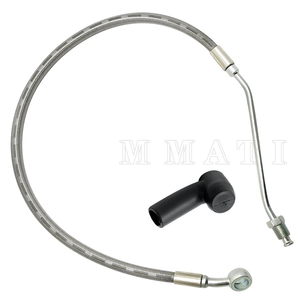 Front Brake Line W/Fitting for Polaris (1910913, 1910470, 1910883, 1910946, 1910472)
