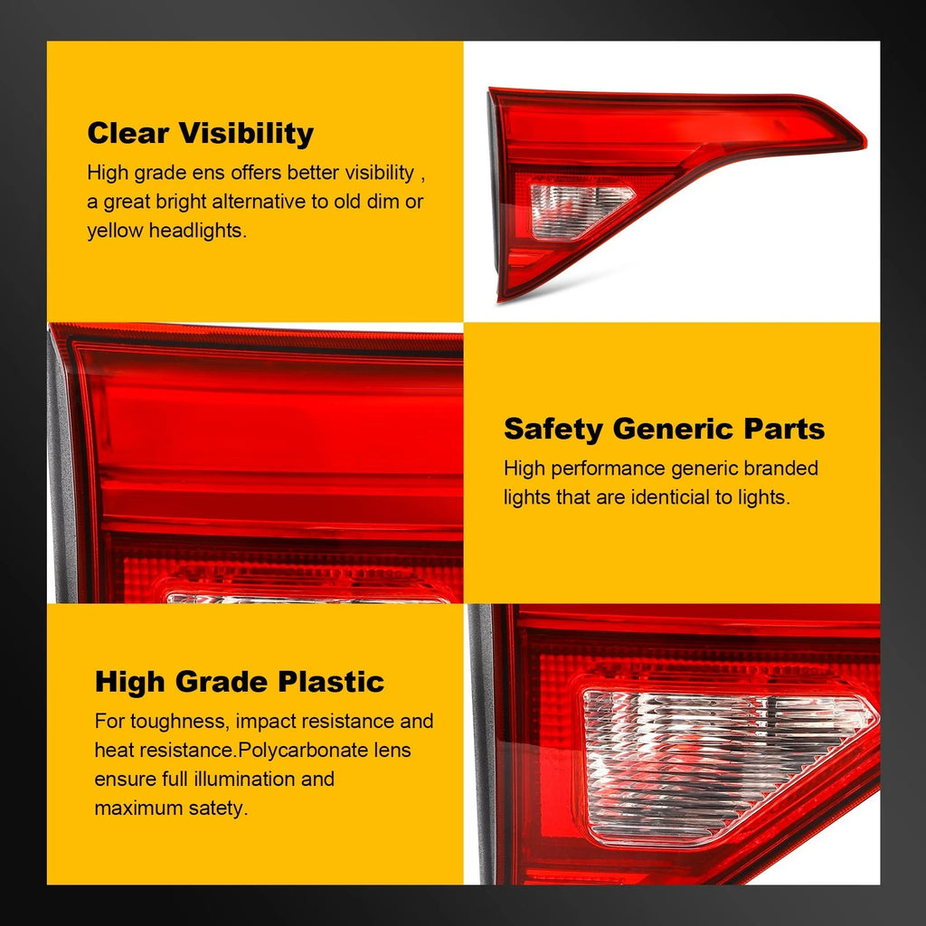 LED Inner Driver Side Tail Light Assembly for GMC Acadia (2017–2019)