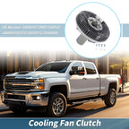 Engine Cooling Fan Clutch for Chevrolet Silverado 1500 V8 6.0L (2011–2013) No. 84568307