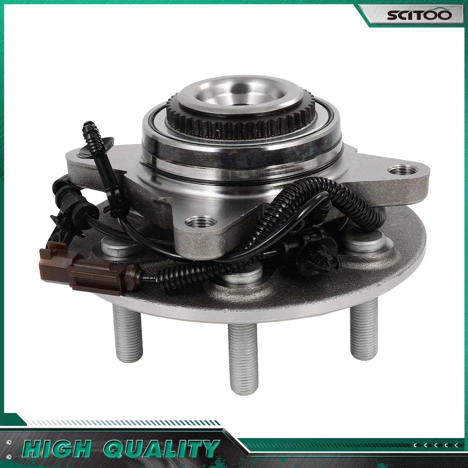 Front Wheel Bearing Hub Assembly 6-Bolt W/ABS for Ford F-150 (2018–2020)