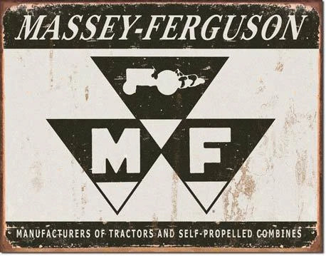 Massey Ferguson Vintage Replica Tin Metal Sign 1504