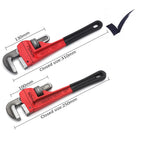 14in Cast Iron Straight Pipe Wrench Heavy Duty Adjustable Spanner