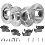 Brake Disc Rotor and Pad Kit for Ford Explorer, Mountaineer (2002–2004)