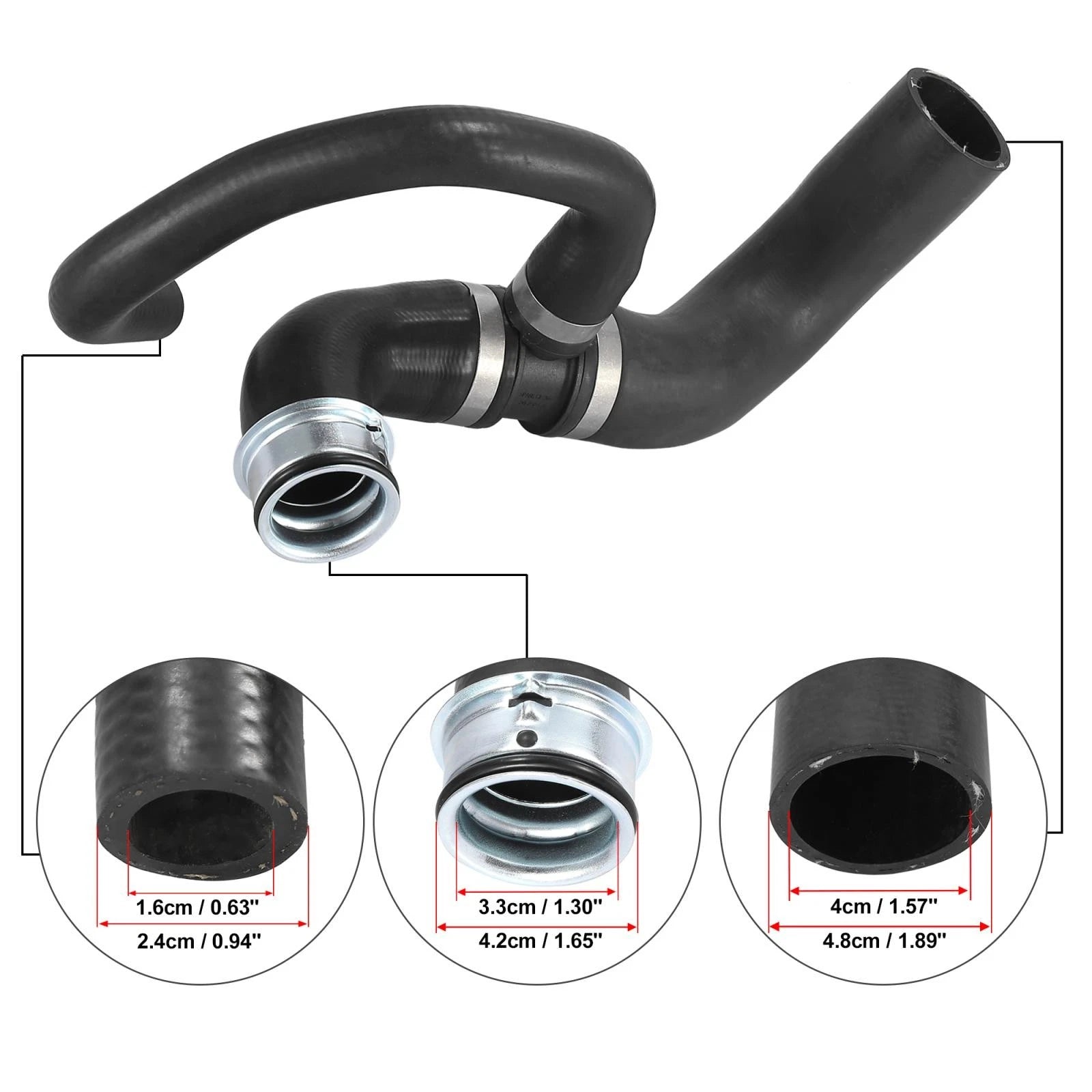 Lower Radiator Coolant Hose 9065013682 for Mercedes-Benz Sprinter 3500 (2010–2017)