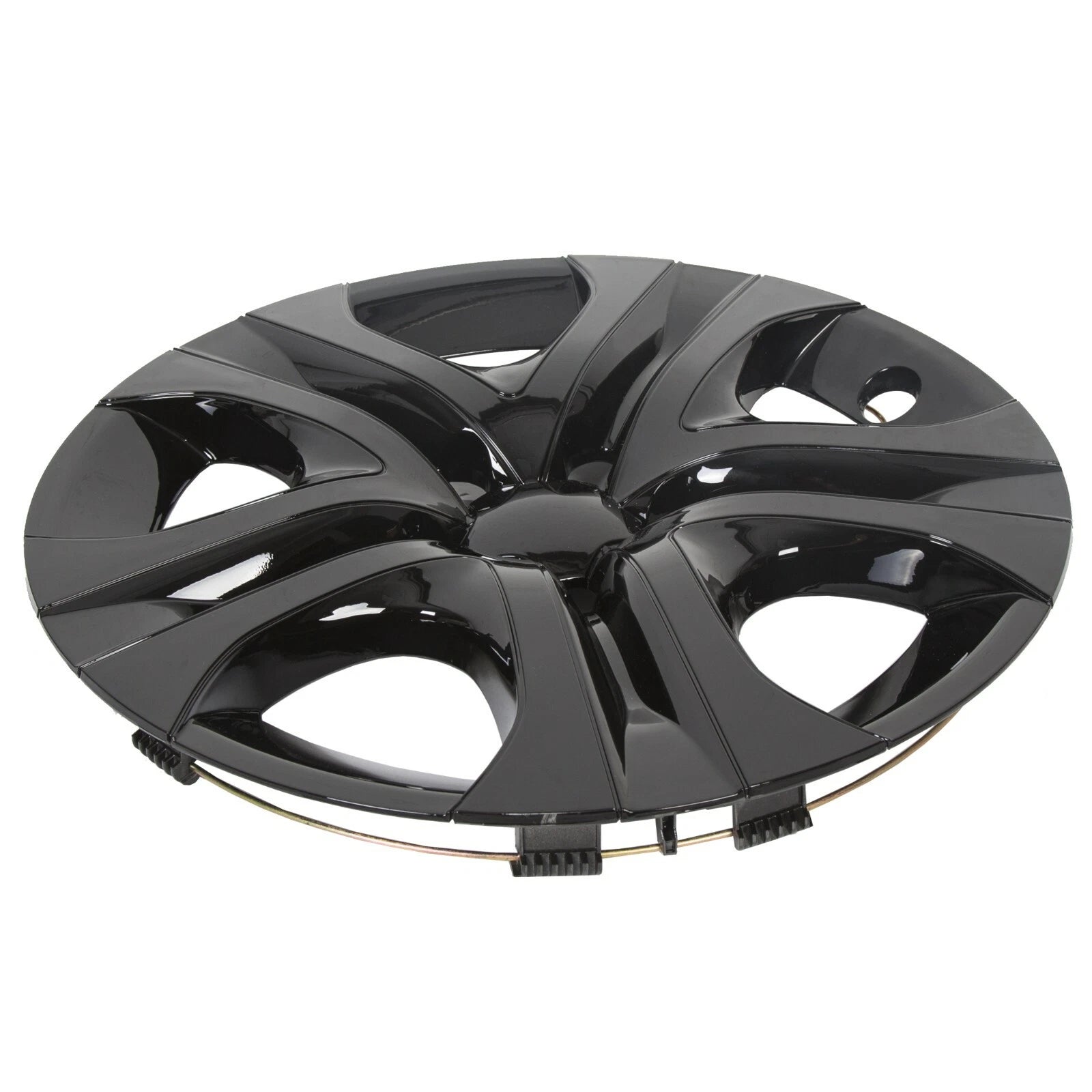 Set of 4 Gloss Black 17" Hub Caps for Toyota RAV4 (2013–2018)