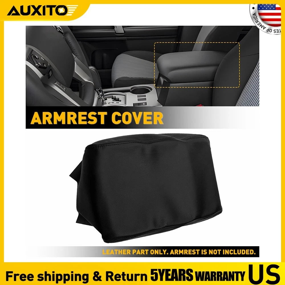 Front Center Console Armrest Lid Cover for Toyota 4Runner (2010–2023) Black