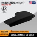 Leather Console Lid Armrest Cover for Buick Regal (2011–2017) Black