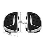 Chrome Rider Passenger Floorboard for Harley Touring Glide (1986–Present)
