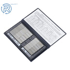 30-Pack Surface Roughness Comparator Gauge Set