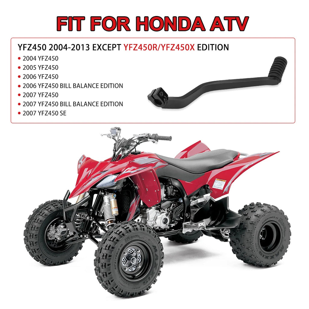 Shifter Shift Lever Pedal for Yamaha YFZ450 (2004–2013)