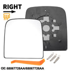 Heated Right Passenger Side Tow Mirror Glass for Dodge 