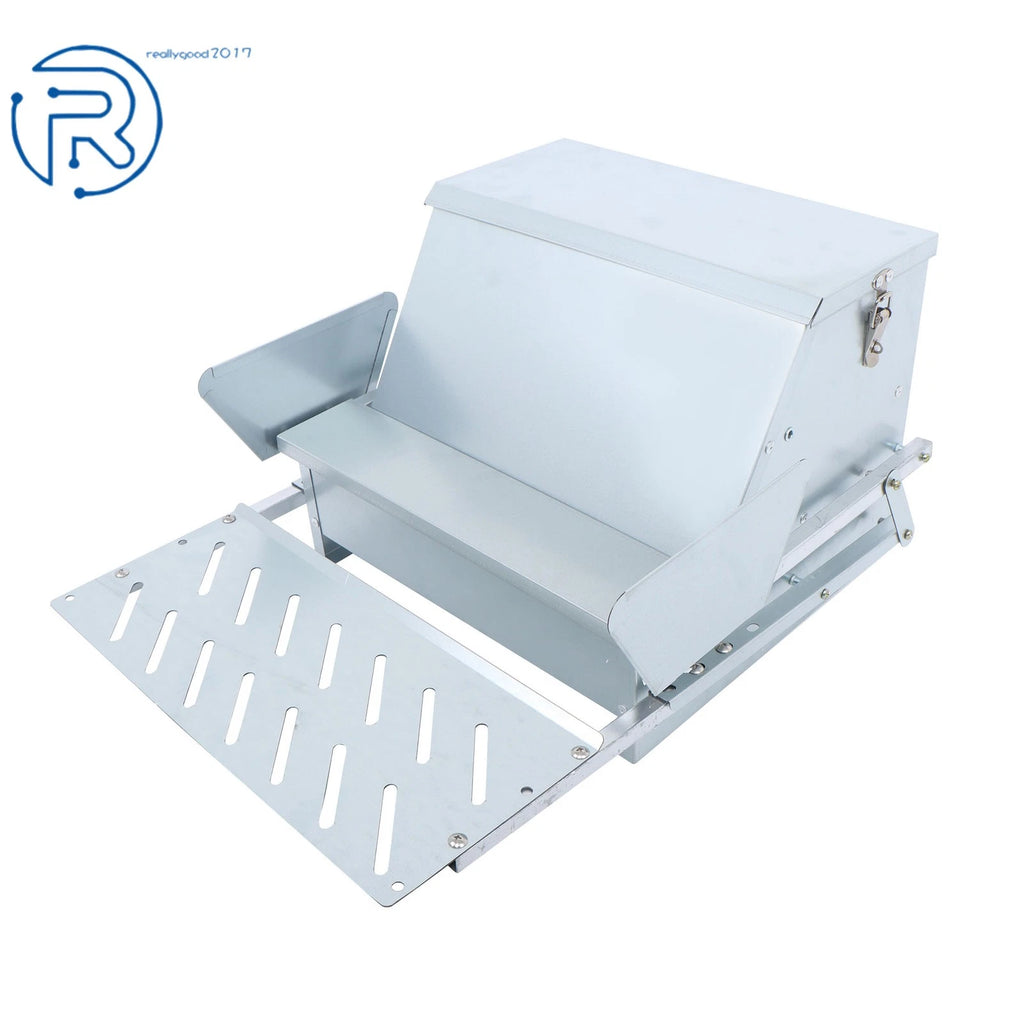 20lb Steel Automatic Chicken Feeder for Chickens (6-12)