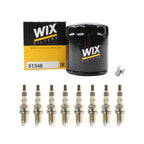 Wix Engine Oil Filter & NGK 8 Iridium IX Spark Plugs for 4Runner Tundra (2000–2023)
