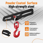 Double Fork Hook Attachment for Standard Forklift (360° Rotating, 6600LBS)