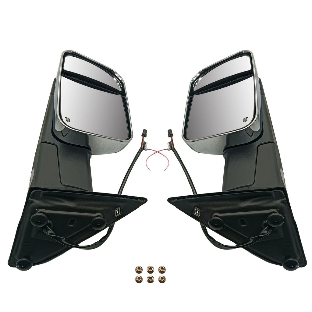 Pair Chrome Towing Mirrors for Ram 1500 3500 (2010–2023)