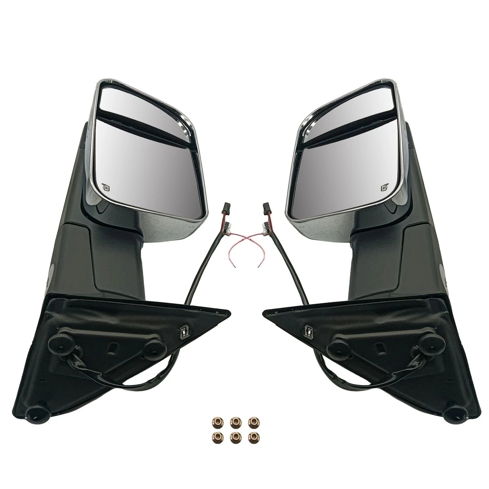 Pair Chrome Towing Mirrors for Ram 1500 3500 (2010–2023)