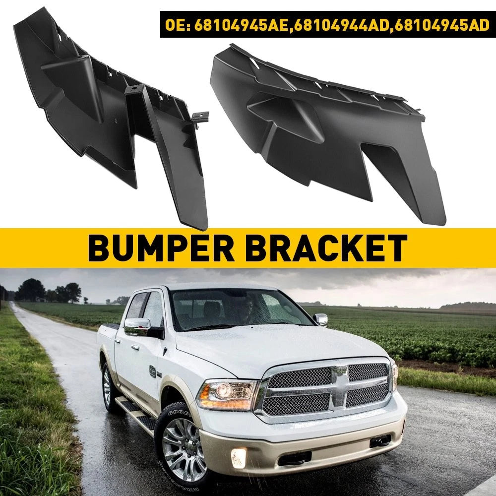 Set of 2 Front Left & Right Bumper Support Brackets for Ram 1500 Classic (2013–2019)