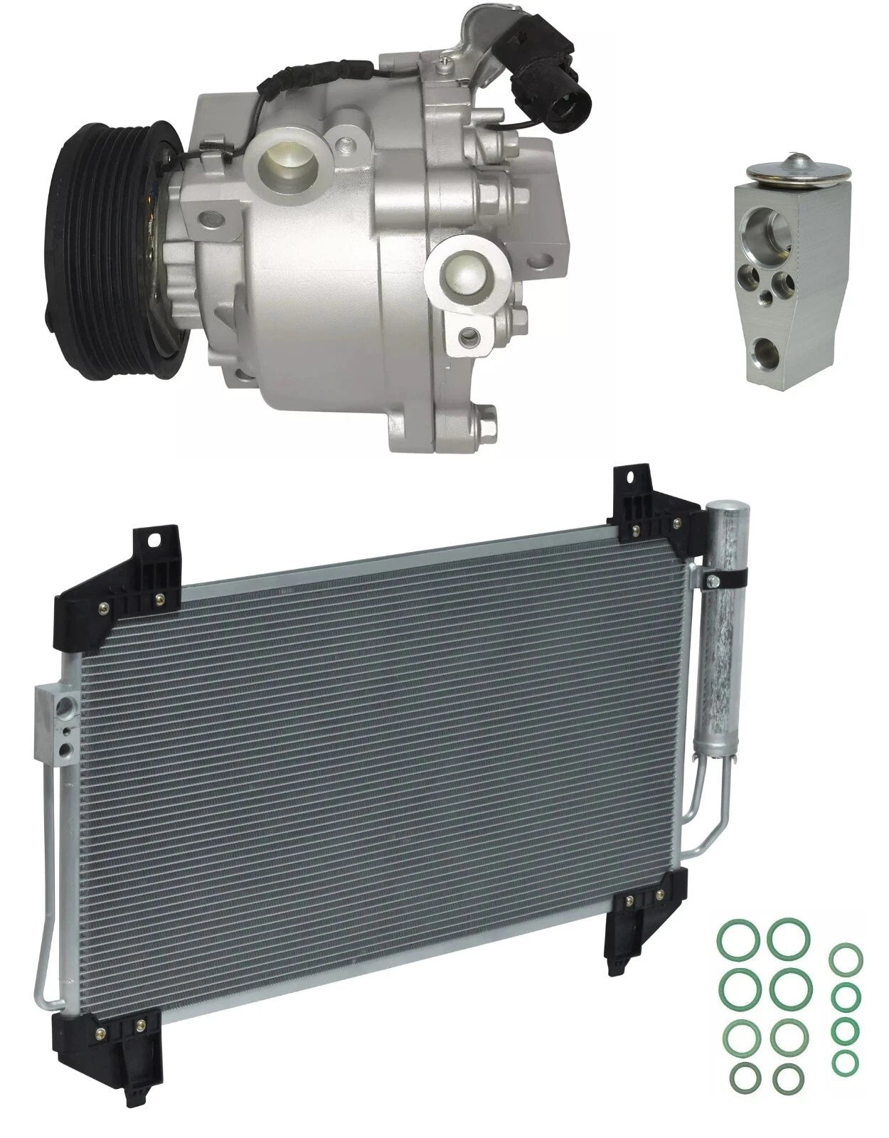 AC Compressor Kit with Condenser for Mitsubishi Outlander 2.4 (2015–2015)