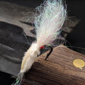 Set of 5 Fly Fishing Hooks with 3D Realistic Eyes (Sizes 4/6/8/10/12/14)