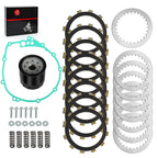Clutch Friction Steel Plates Kit for Yamaha YZF R6 (2003–2005), YZF R6S, FZ6 (2004–2009)