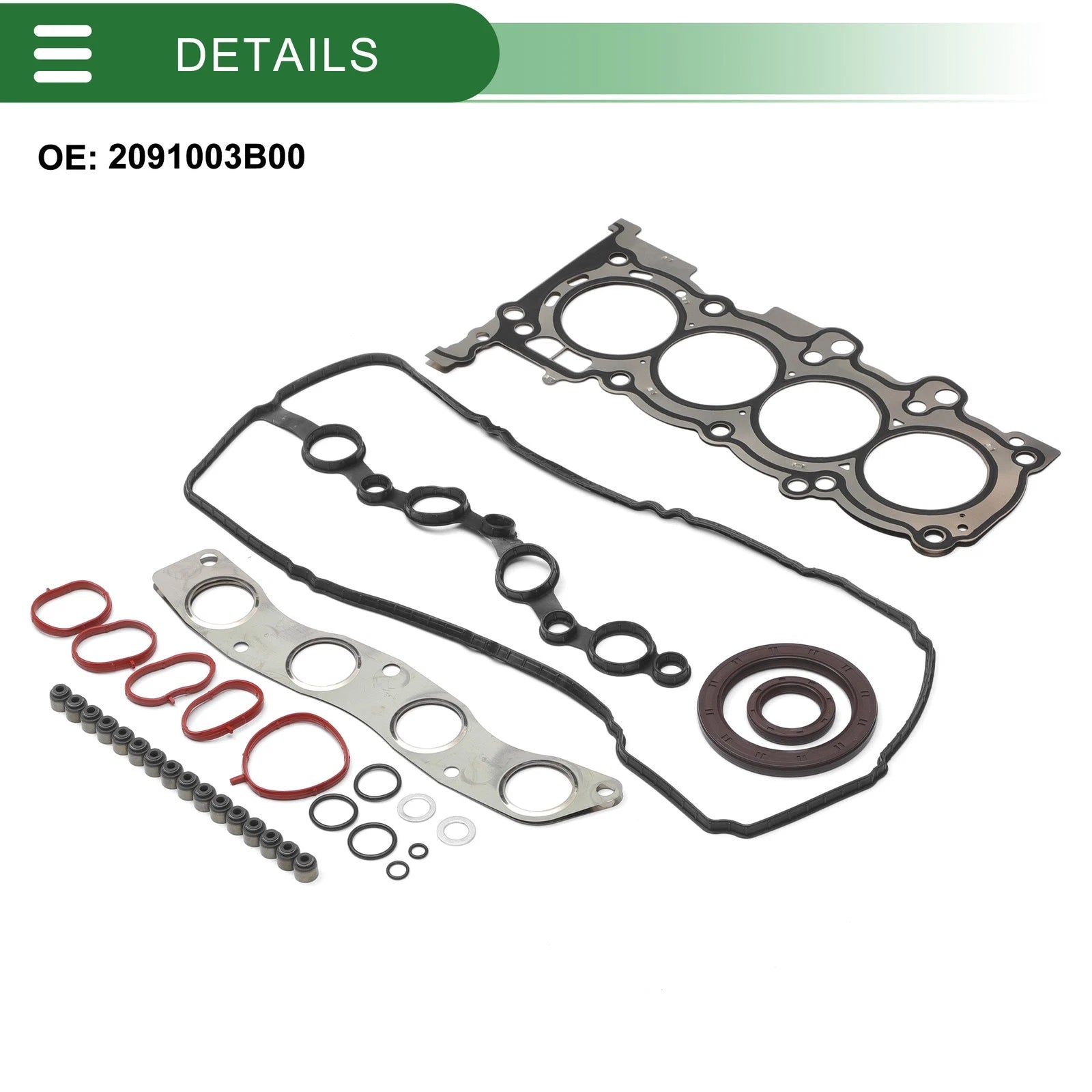 Cylinder Head Gasket Kit No. 2091003B00 for Hyundai G4LA (1 Set)