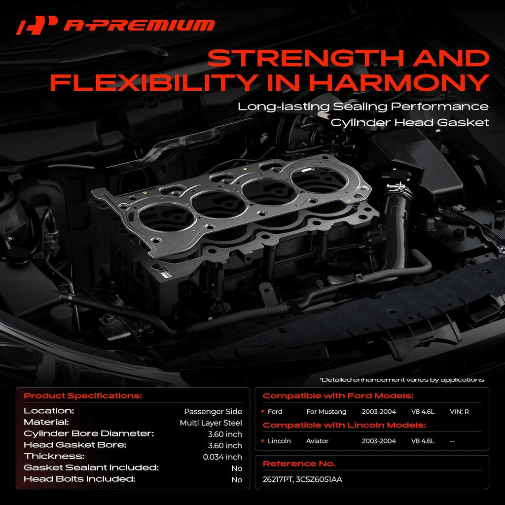 Cylinder Head Gasket for Ford Mustang Lincoln Aviator (2003–2004)