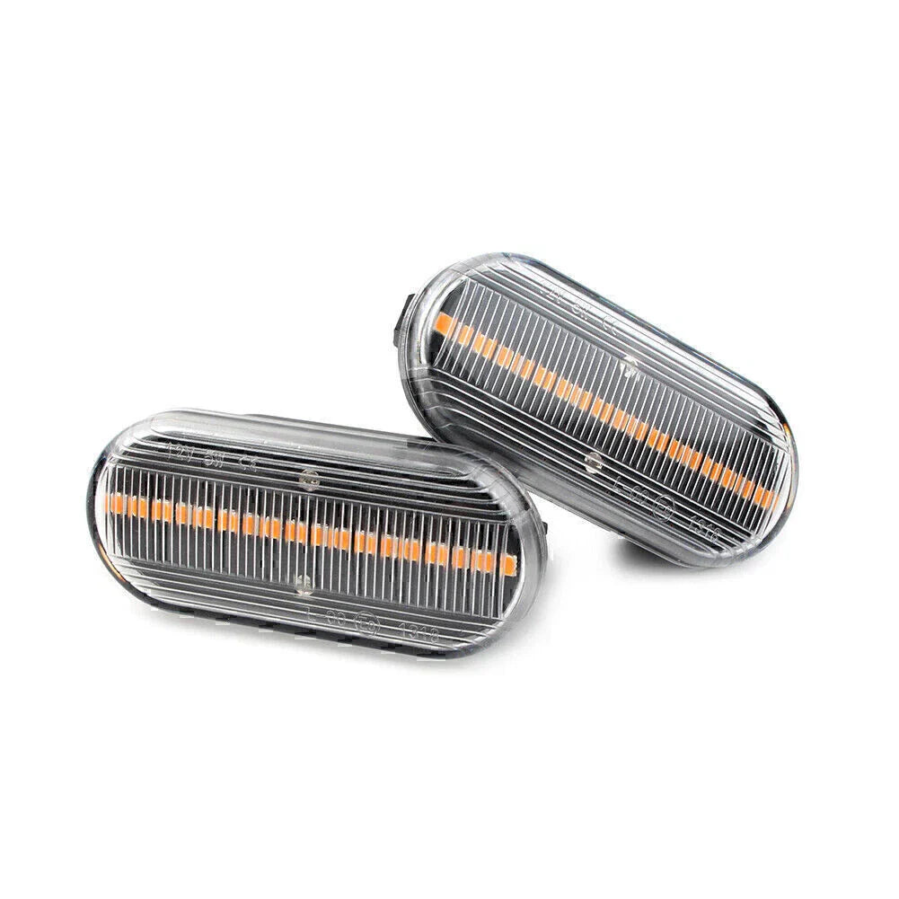 LED Side Marker Lights for Volkswagen VW Bora Golf 3 4 Amber Clear