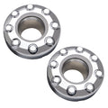 2 Wheel Center Hub Caps for Ford F350 F-350 Dually (17" x 6.5")