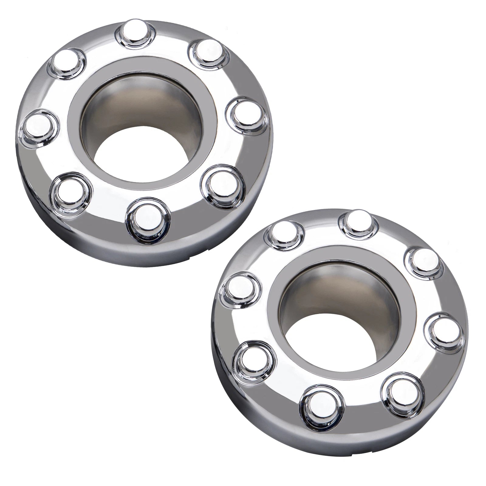 2 Wheel Center Hub Caps for Ford F350 F-350 Dually (17" x 6.5")