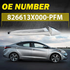 Chrome Front Right Passenger Exterior Door Handle for Hyundai Elantra (2011–2016)