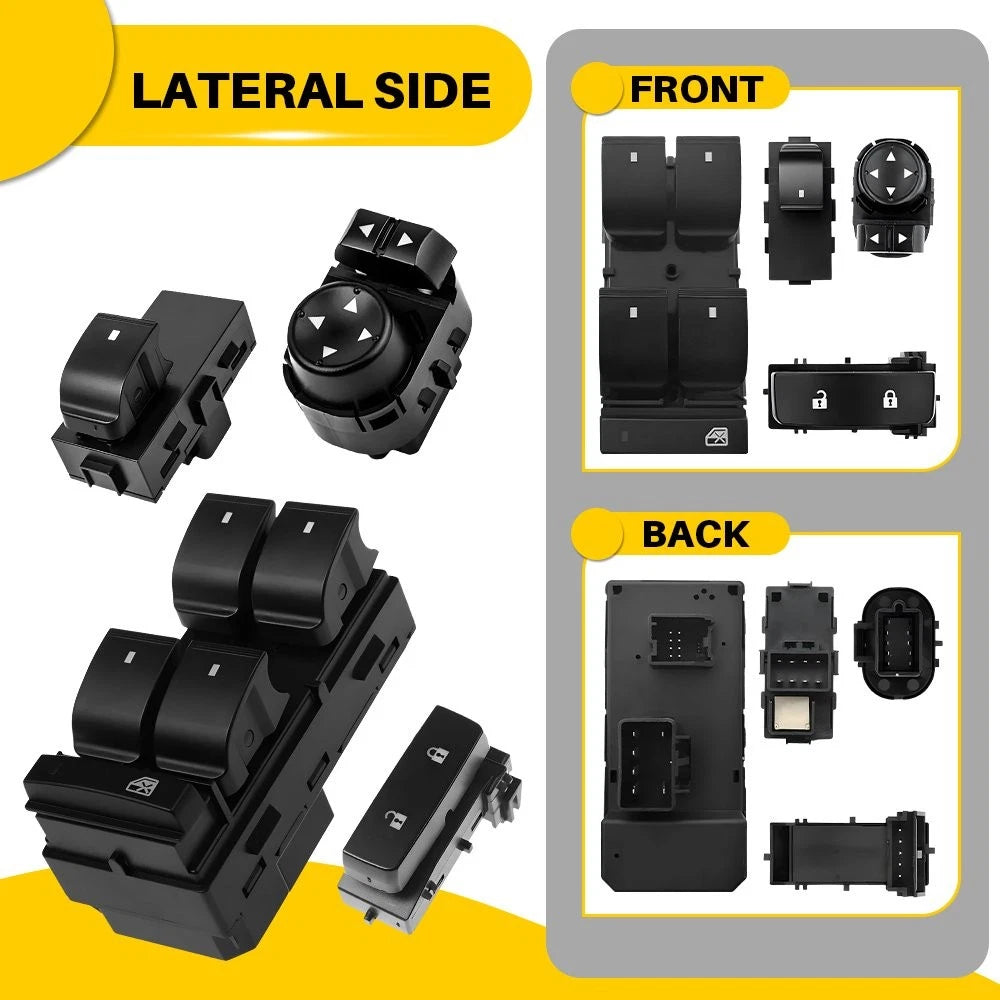 Window Control Switch Set for 2007–2013 Chevy GMC