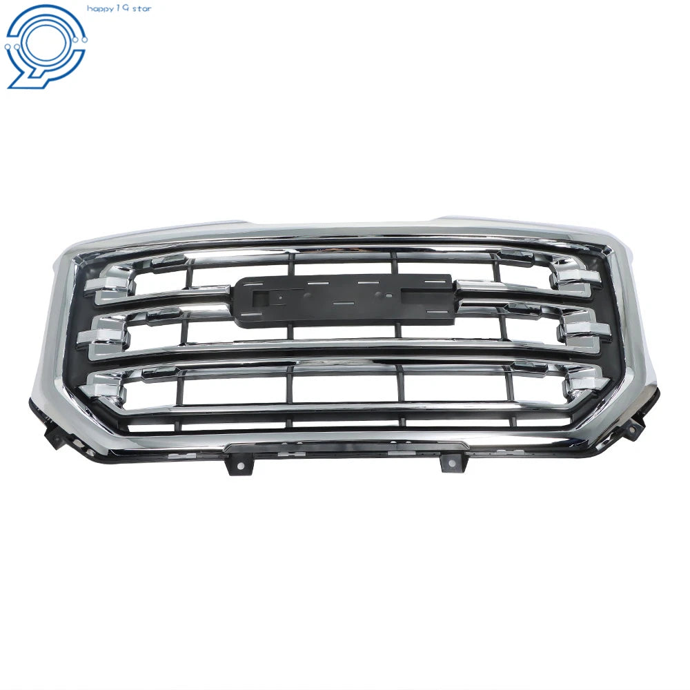 Chrome Front Upper Grille for GMC Sierra 1500 (2016–2019)