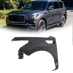 Fender for Infiniti QX80 (2018–2022) Front Left Driver Side Primed Steel