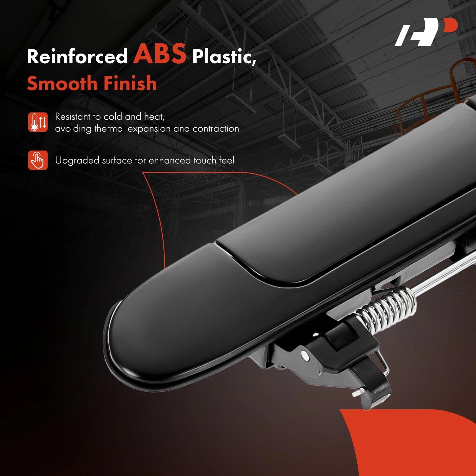 Right Black Exterior Door Handle for Nissan Altima (1998–2001)