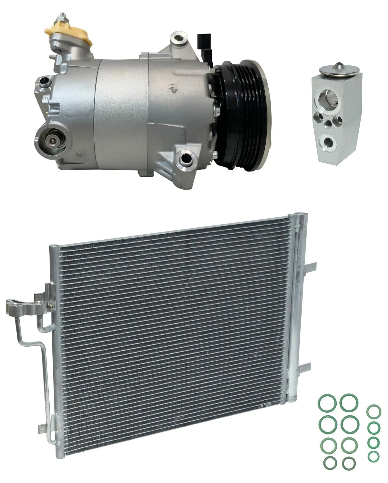 AC Compressor Kit With Condenser for Ford Transit Connect 2.5L (2016–2018)