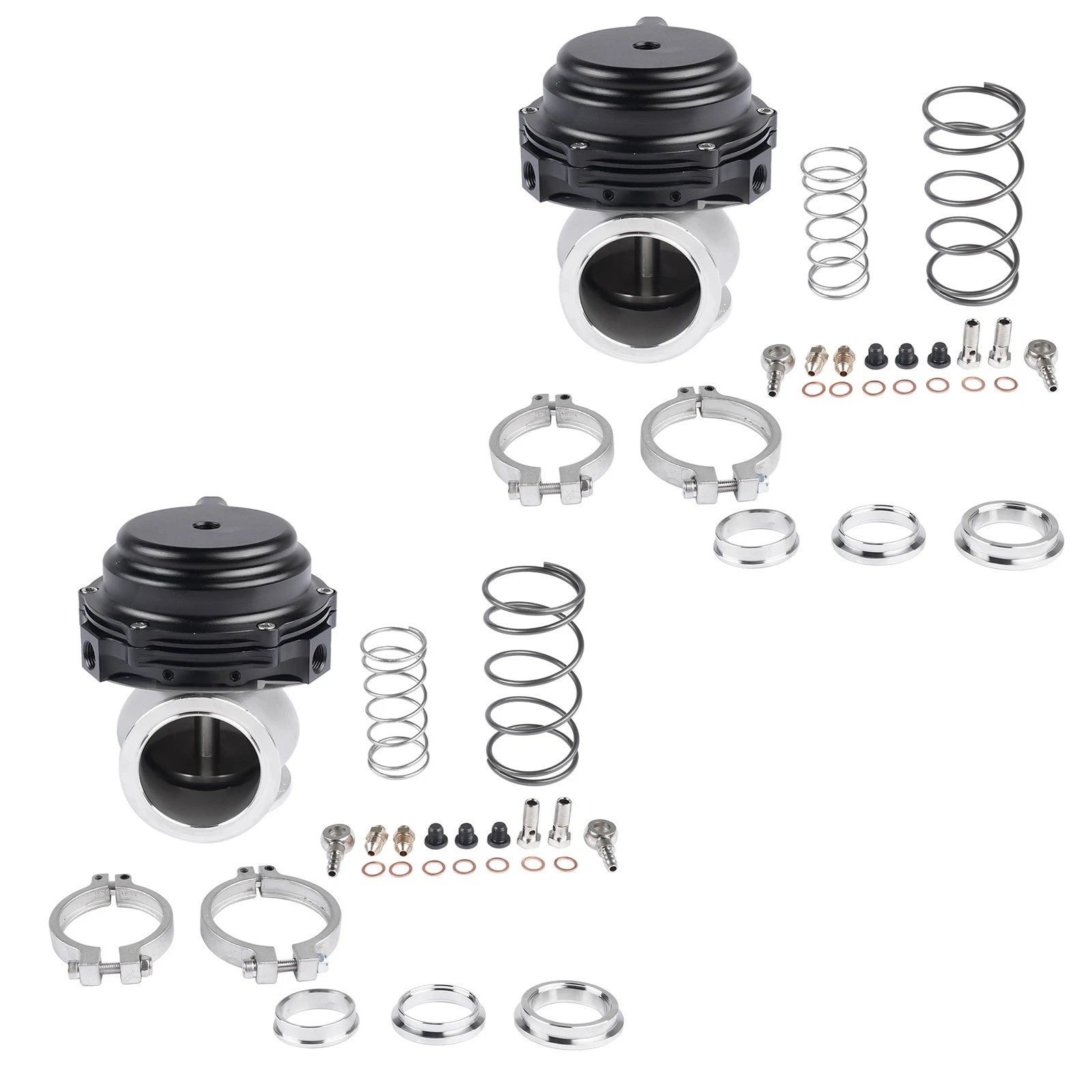 Pair External Cooled Turbo Wastegate for Universal Turbos (44mm)