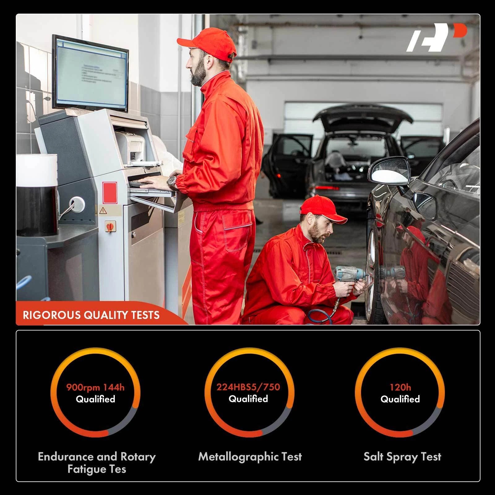 Pair Rear Steering Knuckle & Hub Bearing for Subaru Forester (2003-2008)