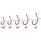 50pcs Barbless Hooks for Carp Fishing