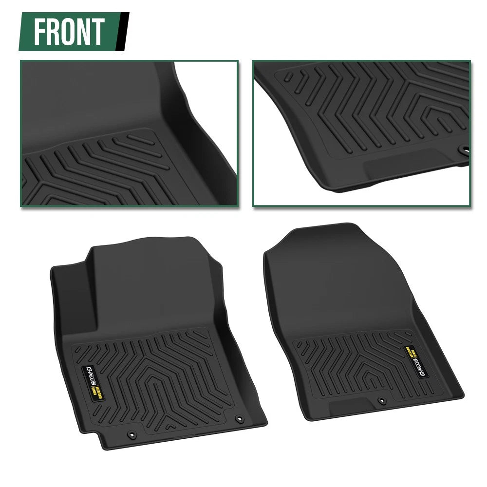Set of 4 All Weather TPE Floor Mats for Hyundai Kona (2018–2023)