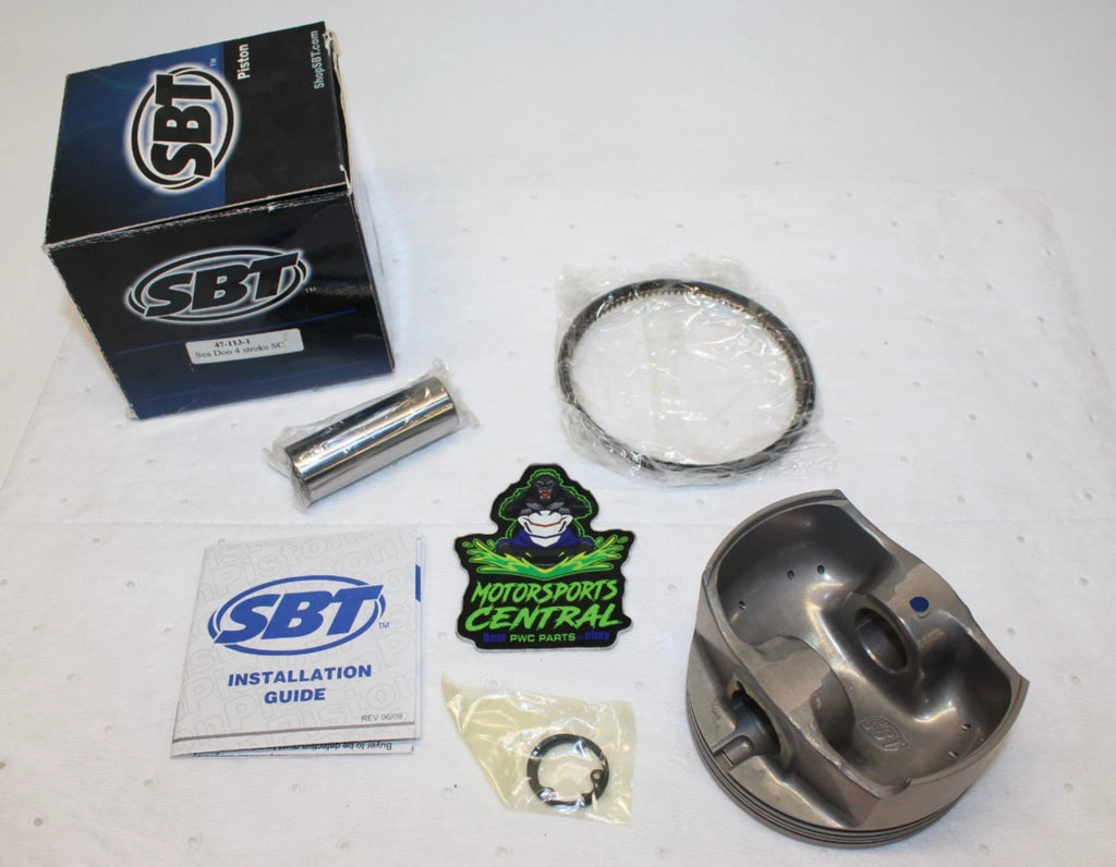 Set of 2 Pistons & Rings for Sea-Doo GTX RXP RXT GTR 4 TEC (2004–2019)