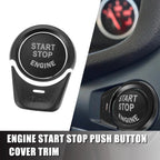 Start Stop Button Cover Sticker Kit for BMW 2 3 4 5 6 7 X1 X2 X3 X4 X5 (2012–2020)