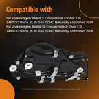 Rear Left Window Regulator for VW Beetle MK2 Cabriolet (2003-2010)