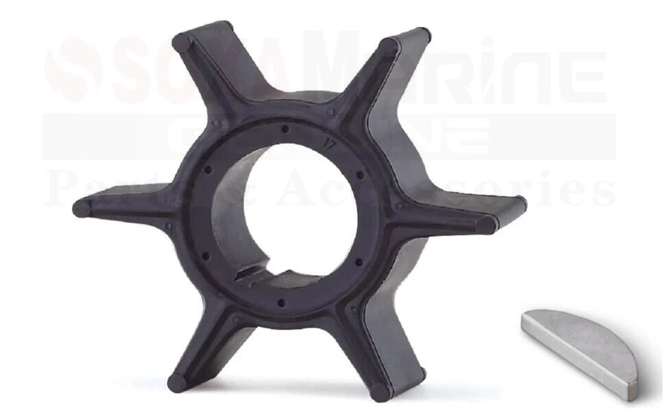 Water Pump Impeller with Key for Nissan Tohatsu 40 50 HP Outboard (3C8650211M)