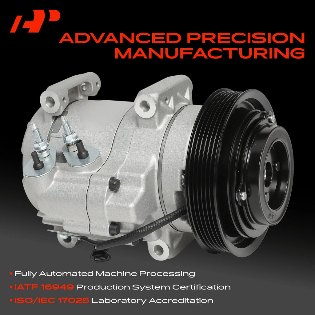 A/C Compressor with Clutch for Honda Pilot, Ridgeline, Acura MDX (2016–2020)