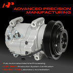 A/C Compressor with Clutch for Honda Pilot, Ridgeline, Acura MDX (2016–2020)