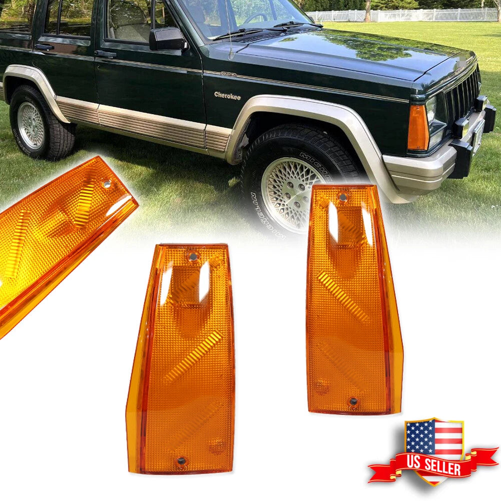 Amber Lens Side Marker Set for Jeep Cherokee Comanche Wagoneer (1984–1996)