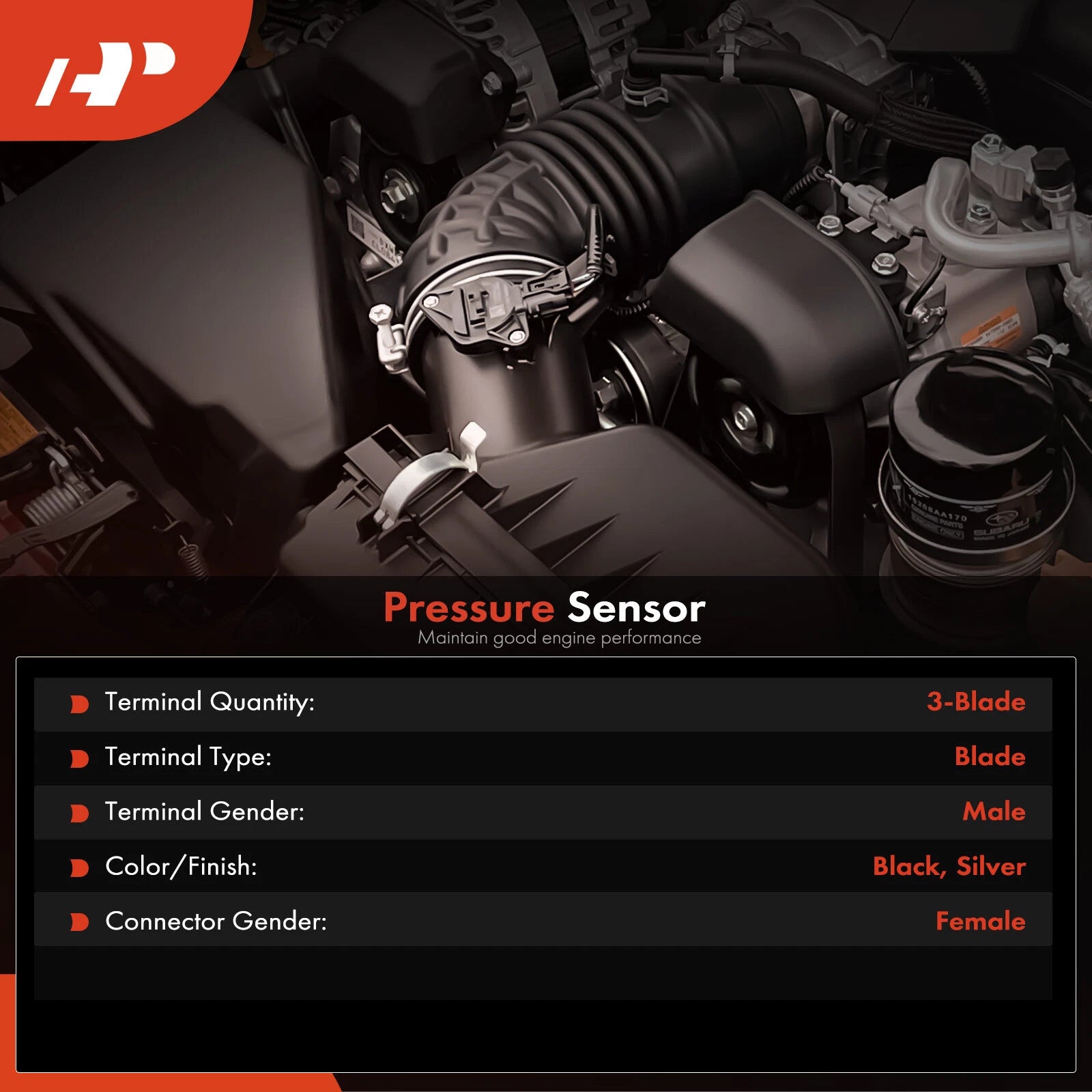 Engine Oil Pressure Sensor for BMW 328d, 328d xDrive, X5 (2014-2018)
