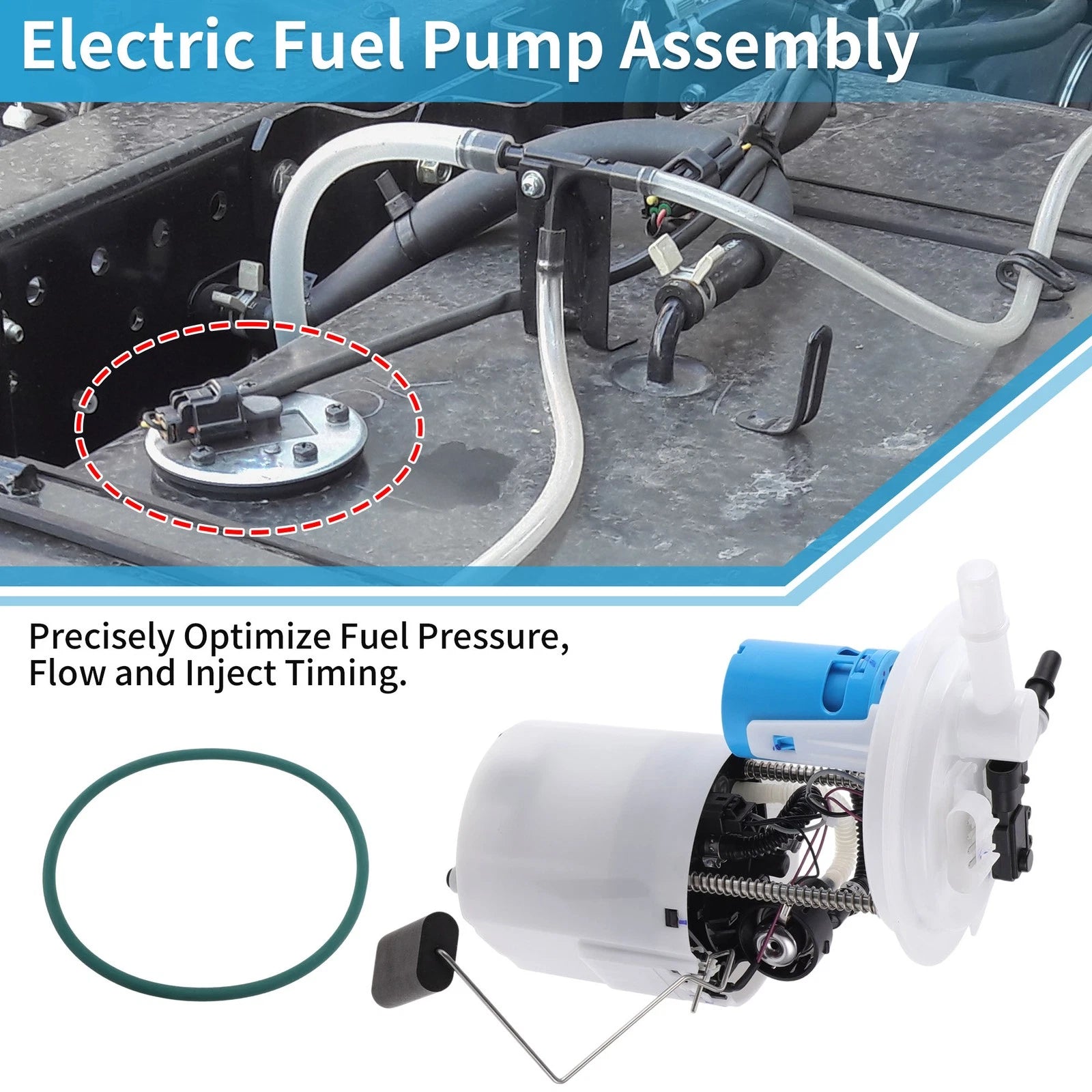 Electric Fuel Pump Assembly No.E3748M/19167078 for Buick Enclave, GMC Acadia (2008–2017)